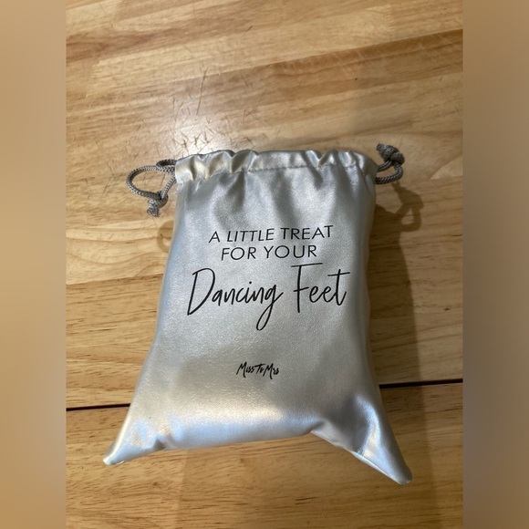 Miss to Mrs dancing slippers for the bride. New & never worn - Picture 2 of 6